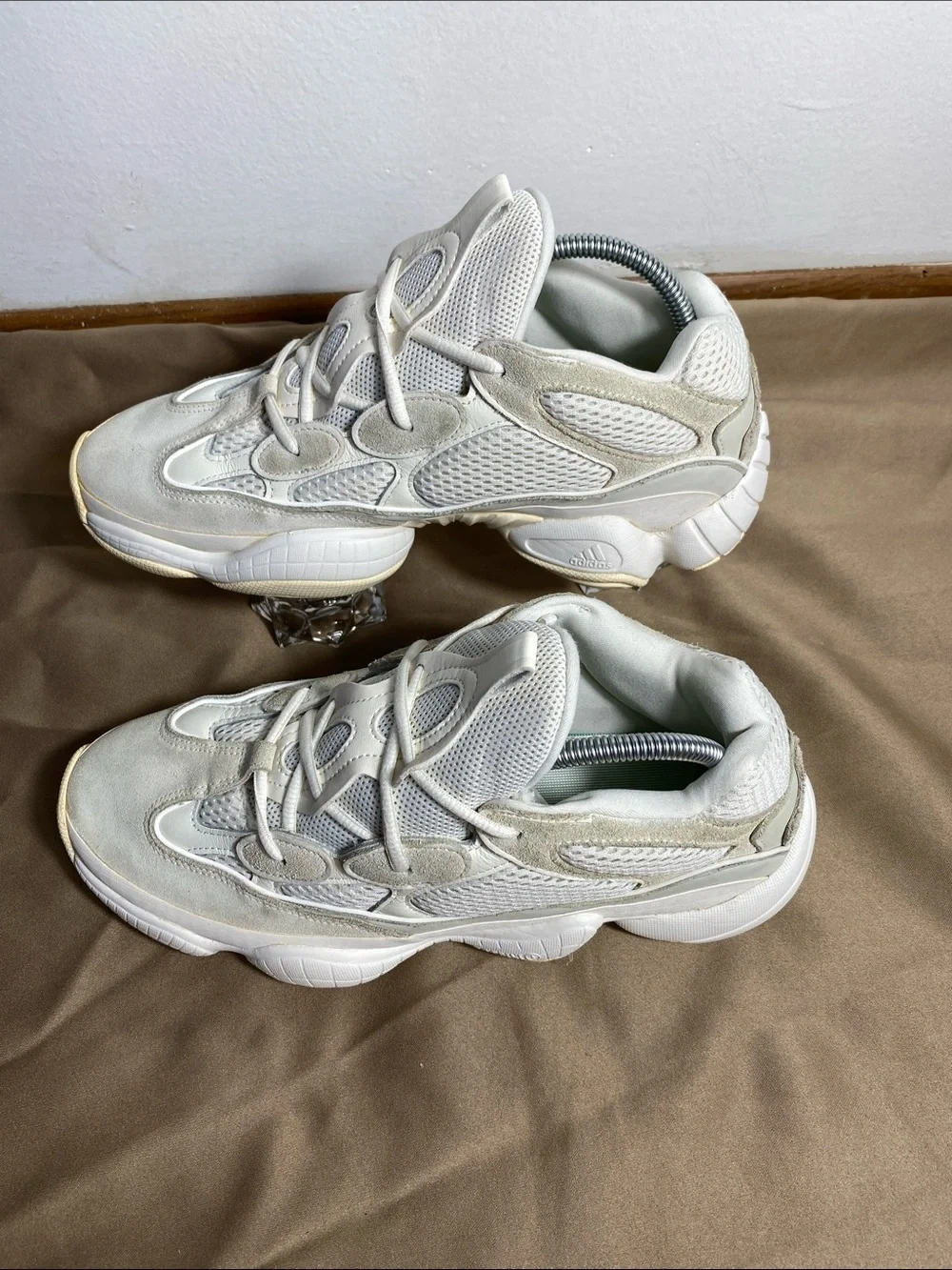 Adidas Yeezy 500 'Bone White' FV3573 Kanye Shoes Sneakers Mens Size 10 Used